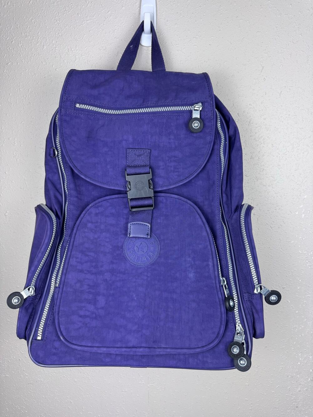 Kipling Alcatraz II Rolling Backpack in Purple